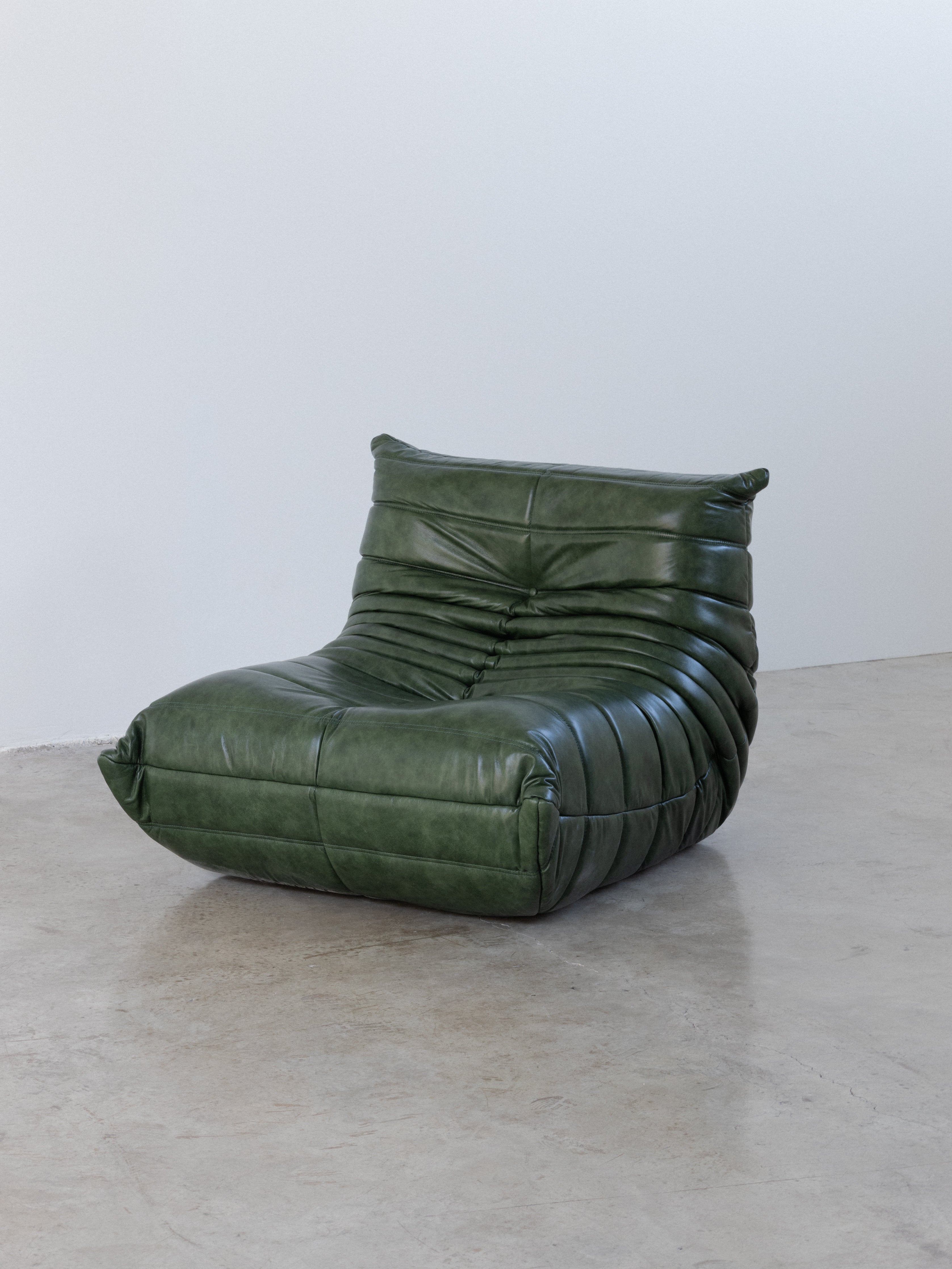 Modular Sofa - Green - Leather - 1 - Seater
