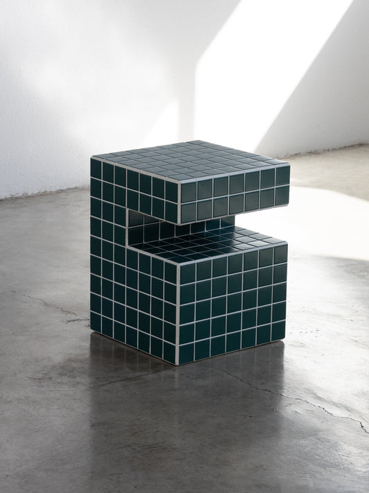 Tile side table