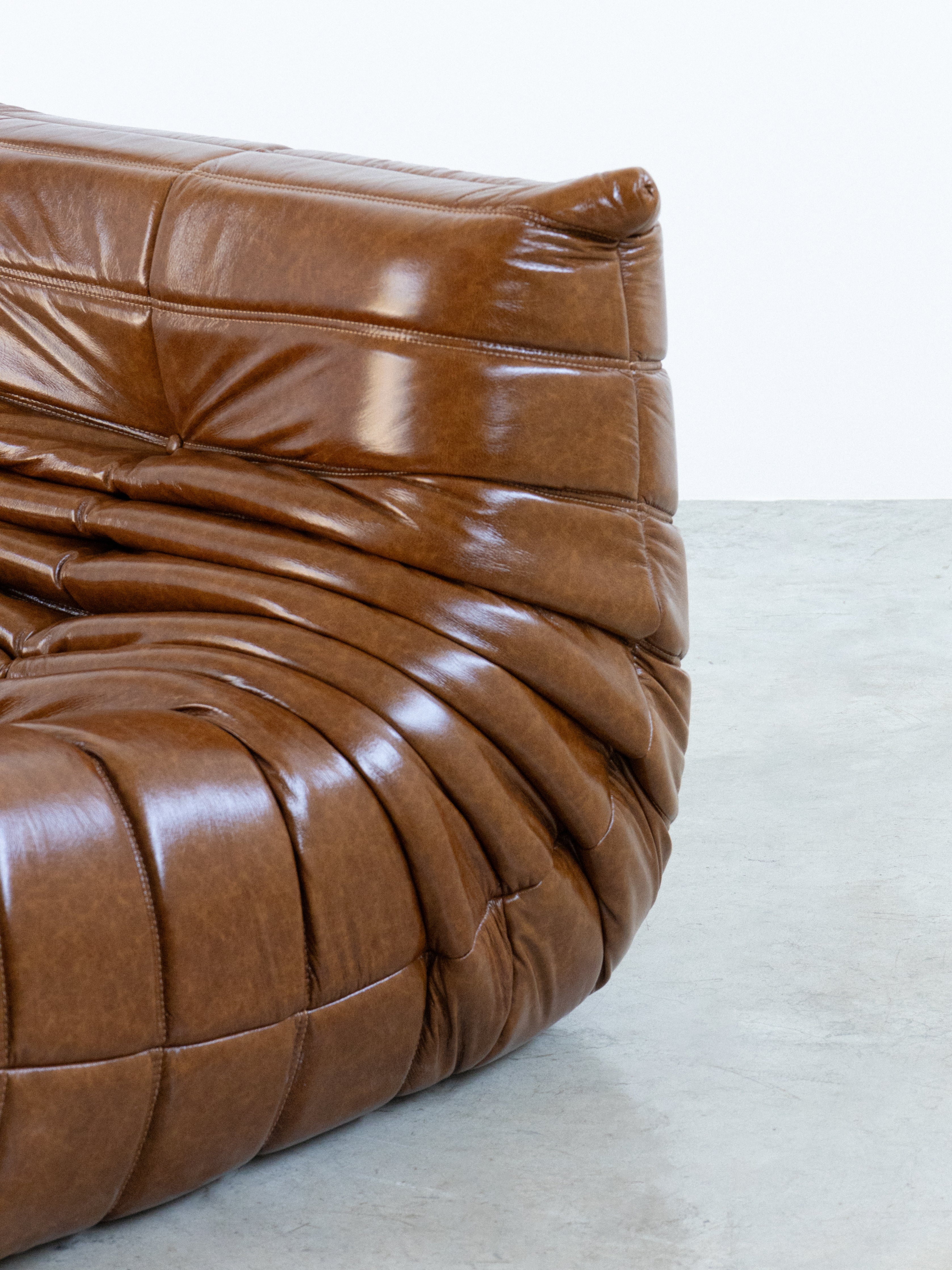 Modular Sofa - Brown - Leather - 1 - Seater