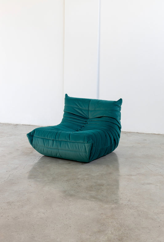 Togo Sofa - Dark Turquoise - Velvet Fabric