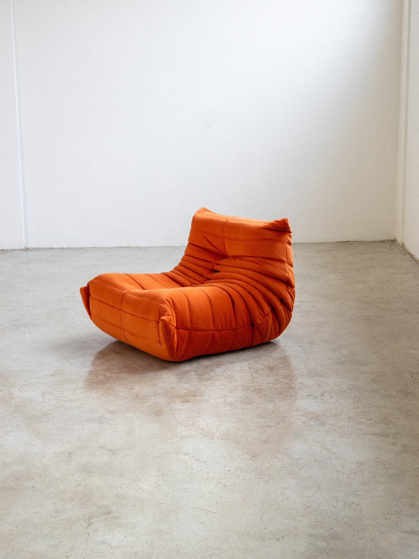 Togo Sofa - Orange - Velvet Fabric